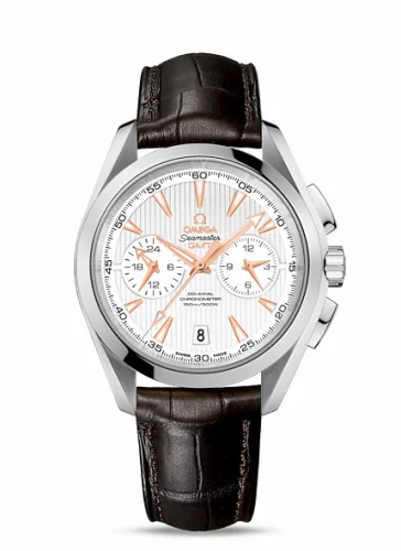 Omega Seamaster Aqua Terra 150M Co-Axial 43 GMT Chronograph Stainless Steel / Silver 231.13.43.52.02.001 (23113435202001)